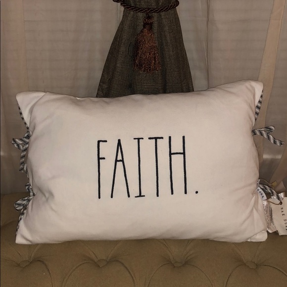 Rae Dunn Other - 🔥 Rae Dunn FAITH Accent Pillow 🔥